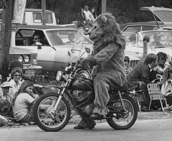 1976 - Riding in costume